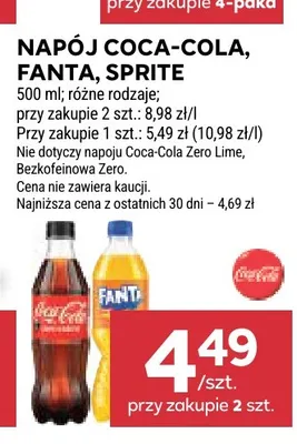 Napój gazowany Sprite promocja w Stokrotka