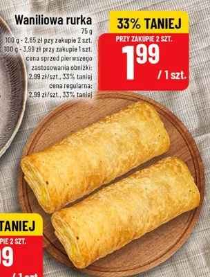 Waniliowa rurka promocja w POLOmarket