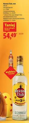 Rum 3YO lub Especial promocja w Lidl