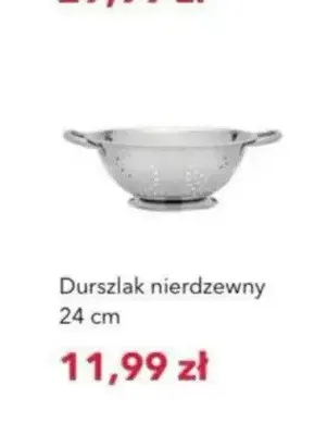 Durszlak nierdzewny 24 cm promocja w Nela