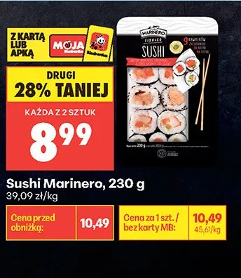 Sushi Marinero promocja w Biedronka