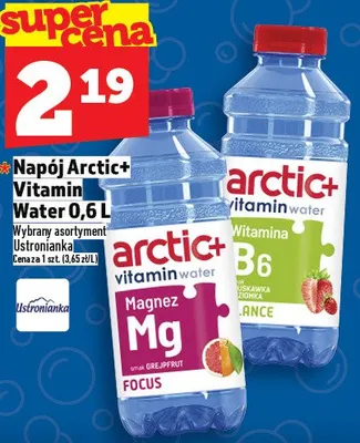 Napój arctic+ vitamin water promocja w TOPAZ