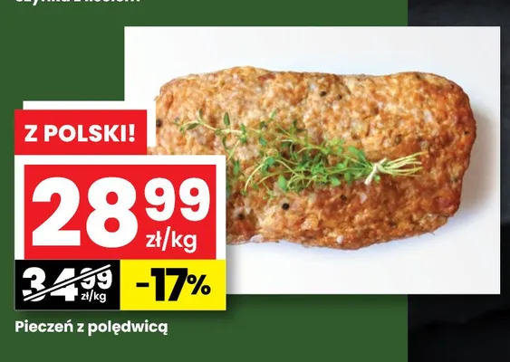 Pieczeń z polędwicą polska promocja w emma MARKET