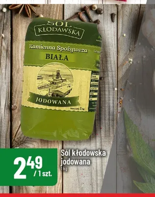 Sól kamienna spożywcza jodowana Sol Kłodawska promocja w POLOmarket