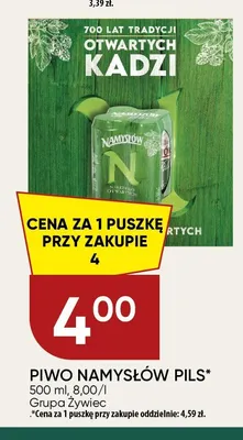 Piwo Namysłów Pils promocja w Chata Polska