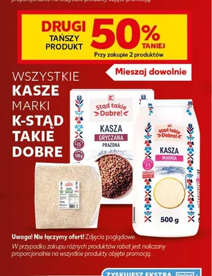 Kasza manna K-Stąd Takie Dobre promocja w Kaufland