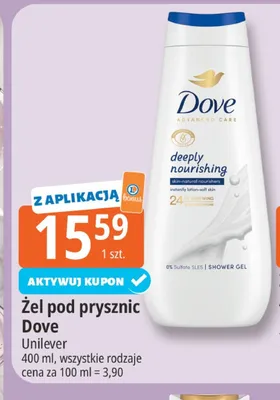 Żel pod prysznic Dove promocja w Leclerc
