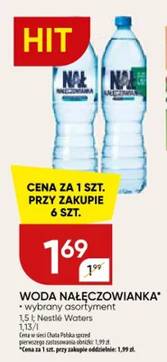 Woda nałęczowianka promocja w Chata Polska