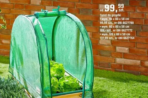 Tunel do grządki promocja w OBI