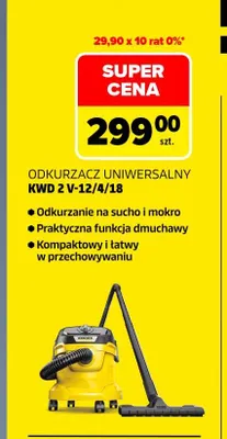 Odkurzacz uniwersalny Kwd 2V-12/4/18 Kärcher promocja w Carrefour