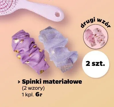 Spinki materiałowe promocja w Netto