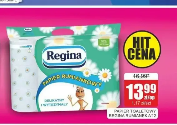 Papier toaletowy Regina Rumianek promocja w Bingo