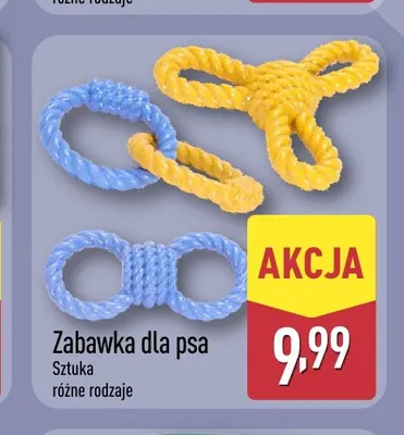 Zabawka dla psa promocja w Aldi