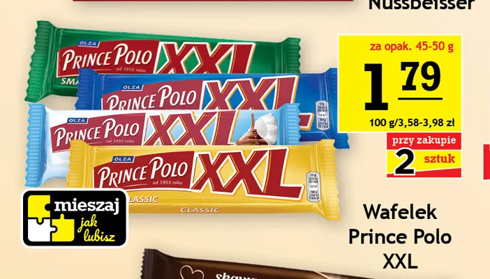 Wafelek Prince Polo XXL orzechowy promocja w Gram Market