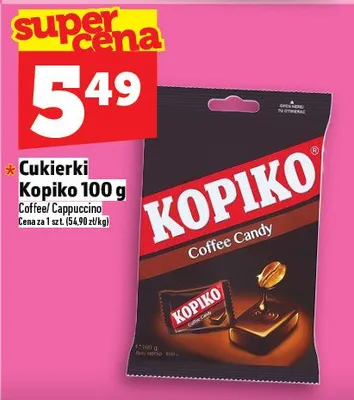 Cukierki Kopiko 100g promocja w TOPAZ