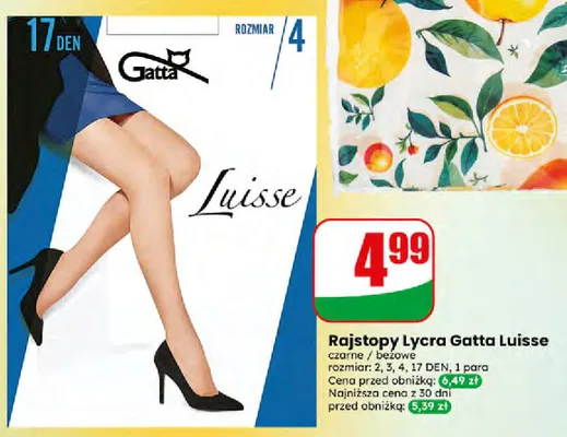 Rajstopy Lycra Luisse promocja w Dino