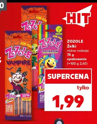 Żelki Zozole promocja w Kaufland