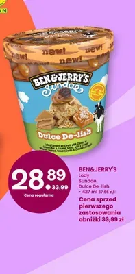 Lody Sundae Dulce De-lish promocja w Frisco