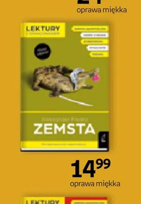 Książka Zemsta Wydawnictwo GREG promocja w Empik