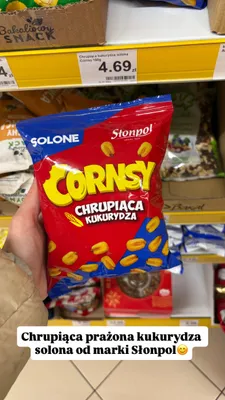 Cornsy - chrupiąca kukurydza solona promocja w Dino
