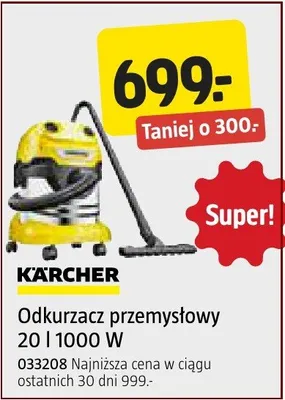 Odkurzacz przemysłowy 20 l 1000 W promocja w Jula