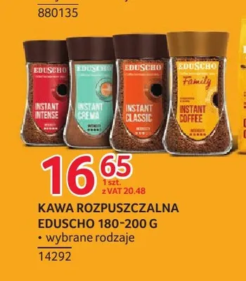 Kawa rozpuszczalna Eduscho promocja w Selgros