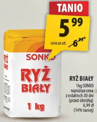 Ryż biały długoziarnisty Bio planet promocja w Arhelan
