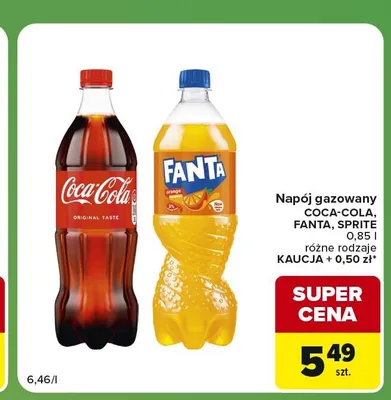 Napój gazowany Fanta promocja w Carrefour Express