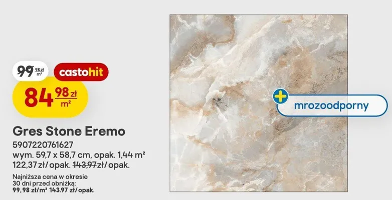 Gres Stone Eremo promocja w Castorama