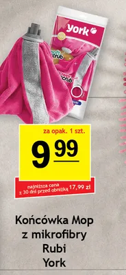 Końcówka mopa z mikrofibry Rubi York promocja w Gram Market
