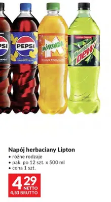 Napój herbaciany różne rodzaje promocja w Makro