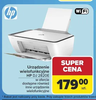 Urządzenie wielofunkcyjne HP DJ 2820E promocja w Carrefour