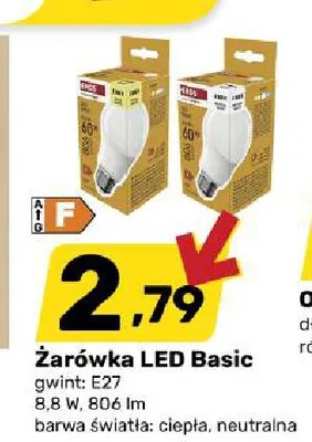 Żarówka LED Basic ciepła promocja w Bricomarche