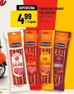 Kabanosy Chorizo Tarczyński promocja w POLOmarket