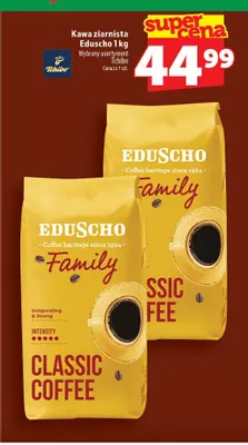 Kawa ziarnista Eduscho Family promocja w TOPAZ