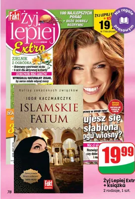 Żyj Lepiej Extra + książka promocja w Dino