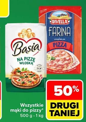 Mąka Basia na pizzę włoską promocja w Carrefour