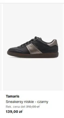 Sneakersy niskie Tamaris czarny promocja w Lounge by Zalando
