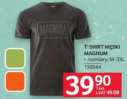 T-shirt męski Magnum promocja w Selgros