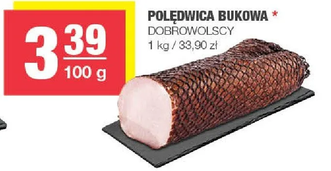 Polędwica bukowa Dobrowolscy promocja w SPAR