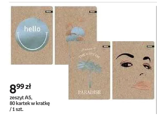 Zeszyt A5 80 kartek w kratkę promocja w Empik