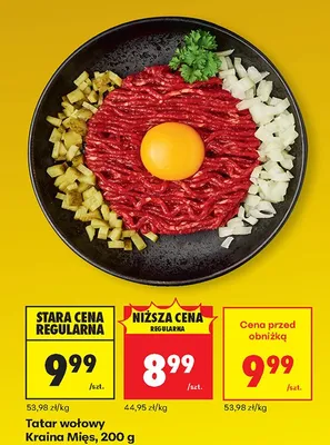Tatar wołowy promocja w Biedronka