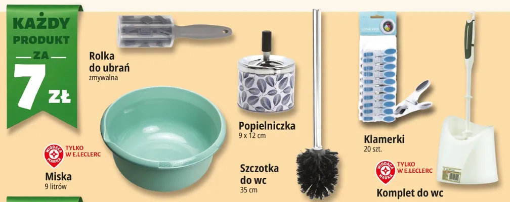 Rolka do ubrań zmywalna Leclerc promocja w Leclerc