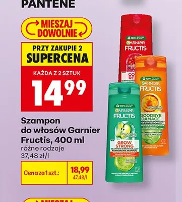 Szampon do włosów Garnier Fructis Grow Strong promocja w Biedronka