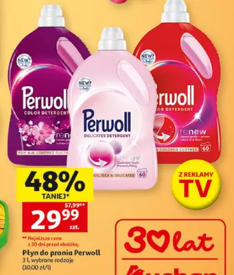 Płyn do prania Perwoll promocja w Auchan