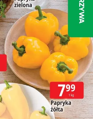 Papryka żółta promocja w Leclerc