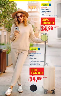 Sweter damski z dodatkiem wełny promocja w Lidl