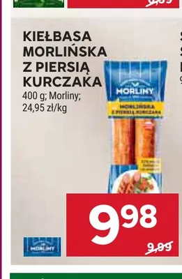 Kiełbasa morlińska z piersią kurczaka Morliny promocja w Stokrotka