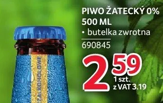 Piwo Žatecký 0% butelka zwrotna 690845 promocja w Selgros
