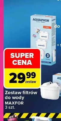 Zestaw filtrów do wody Maxfor 3 szt. Aquaphor promocja w Carrefour